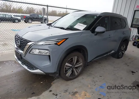 2022 Nissan Rogue Platinum Fwd z USA, uszkodzony, nr VIN JN8BT3DC6NW120996